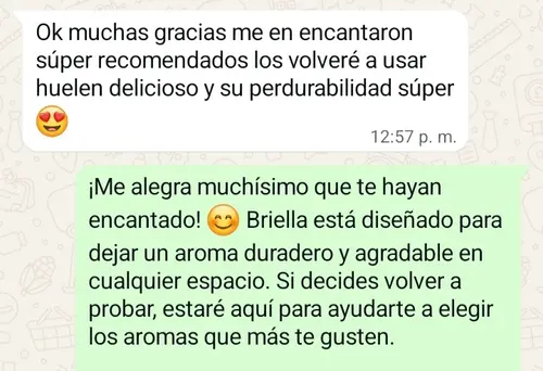 Testimonio de cliente Briella 3